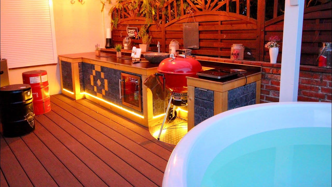 Meine Outdoorküche 🍗 (Planung, Aufbau und Präsentation) Aussenküche selber bauen