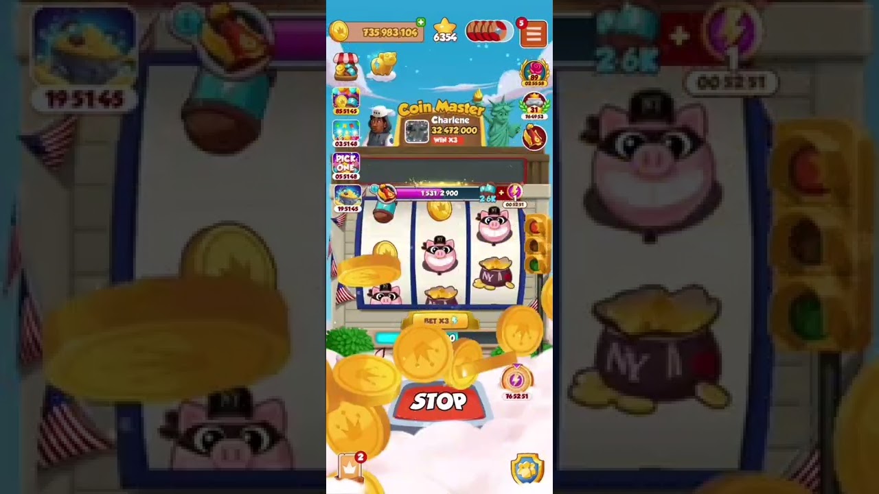 Coin Master - Village 136 - New York - Part 1- Full Gameplay