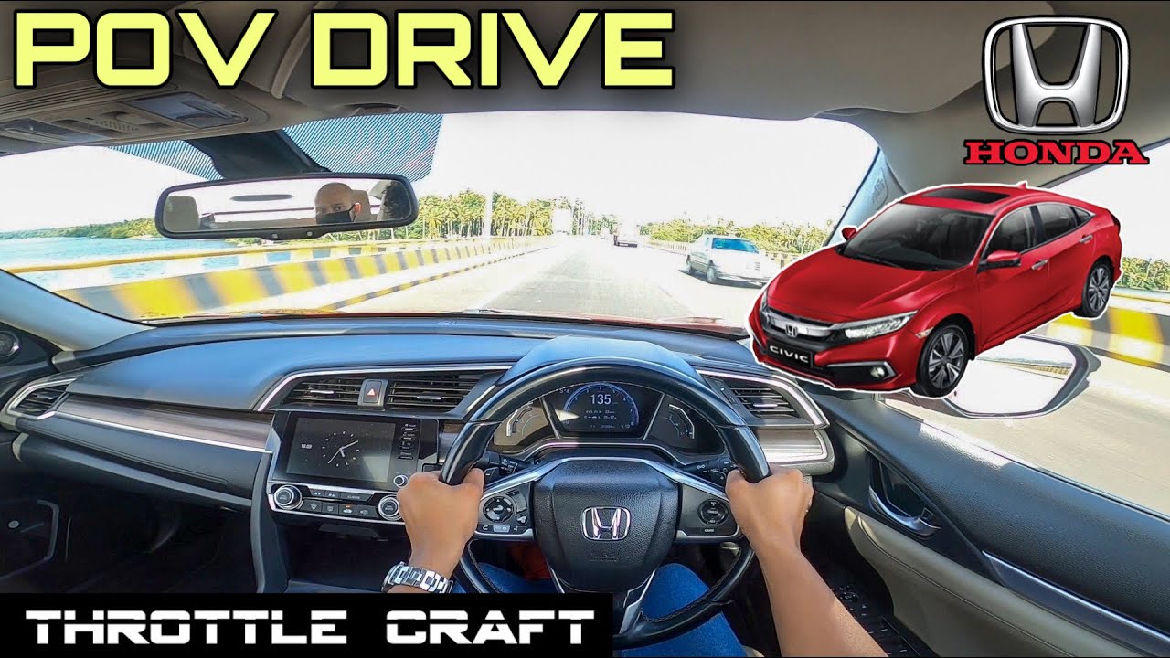 2020 Honda Civic ZX CVT Petrol  | POV drive | GoPro Hero 8 | Throttle Craft