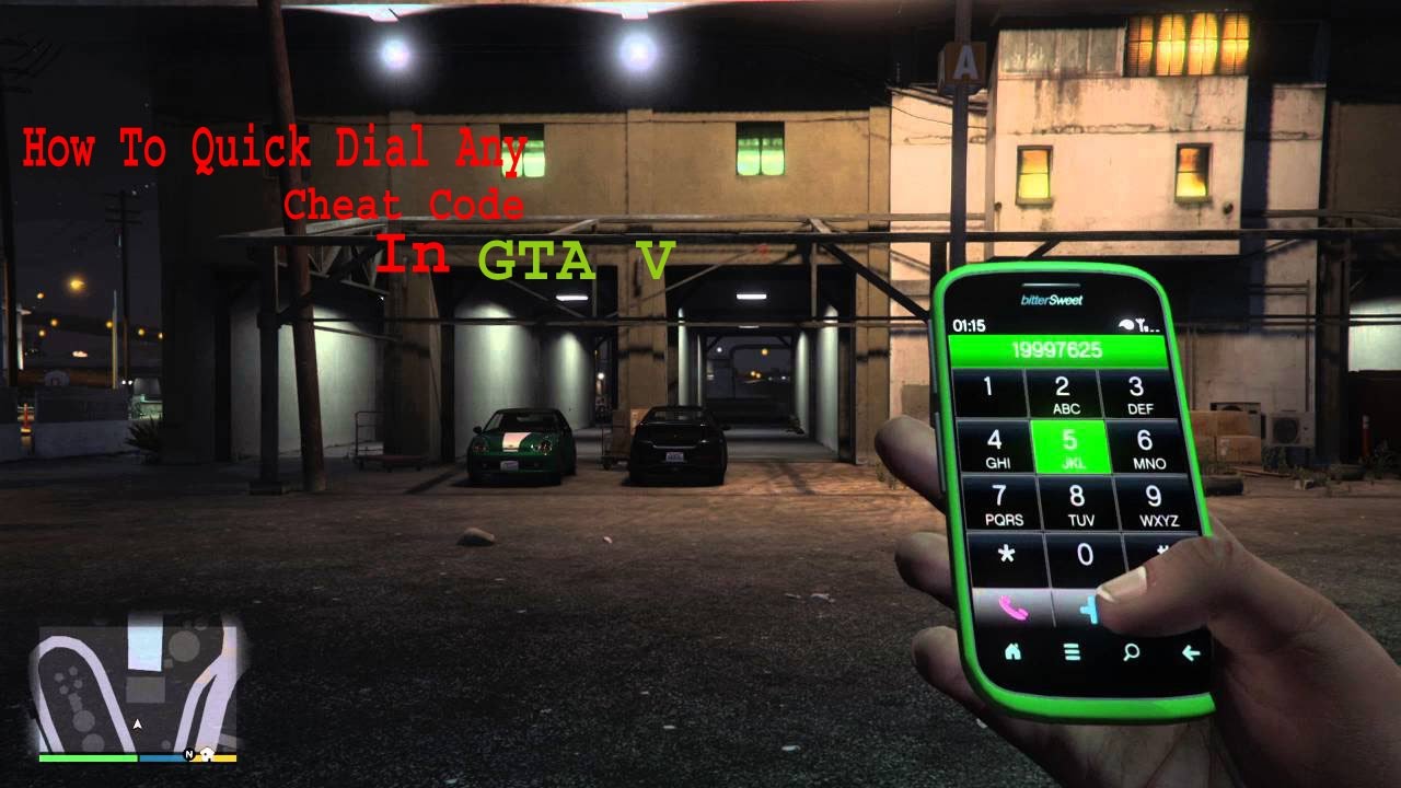Quick Dial Any GTA 5 Cheat Code * Any Console or PC*