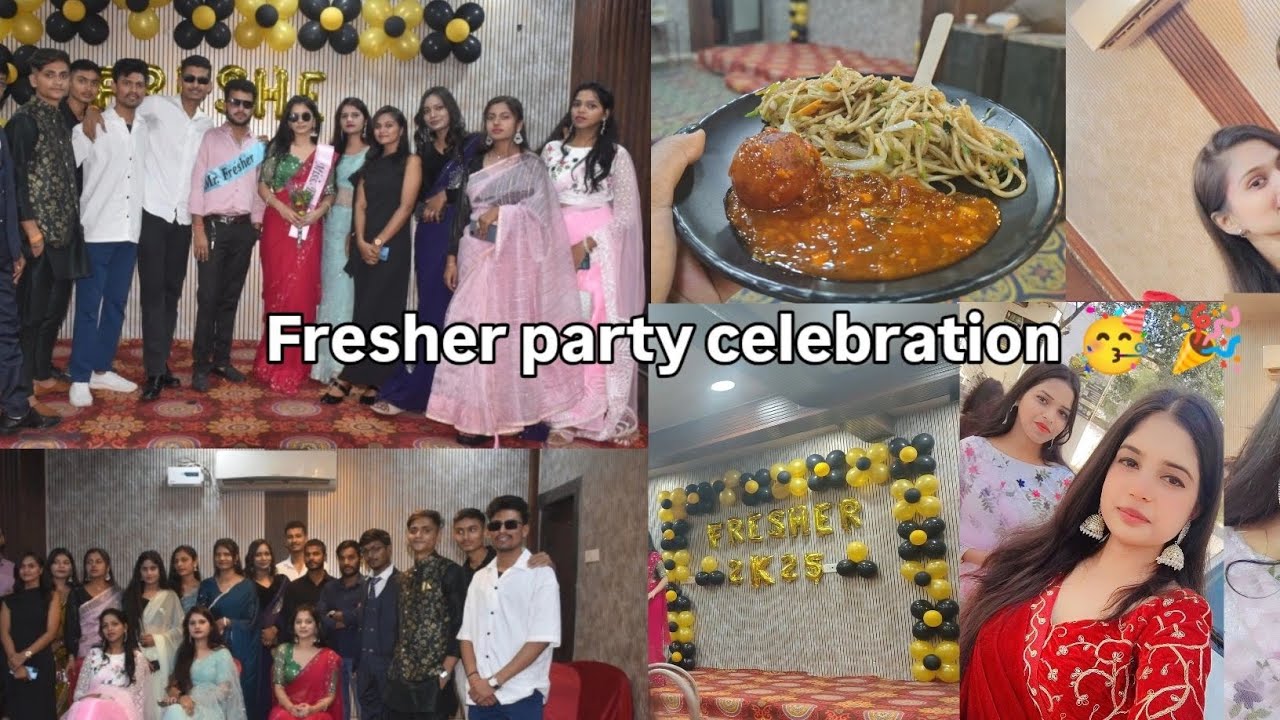  Fresher party celebration 🥳 2025 | dance performance and group dance #collegevlog 