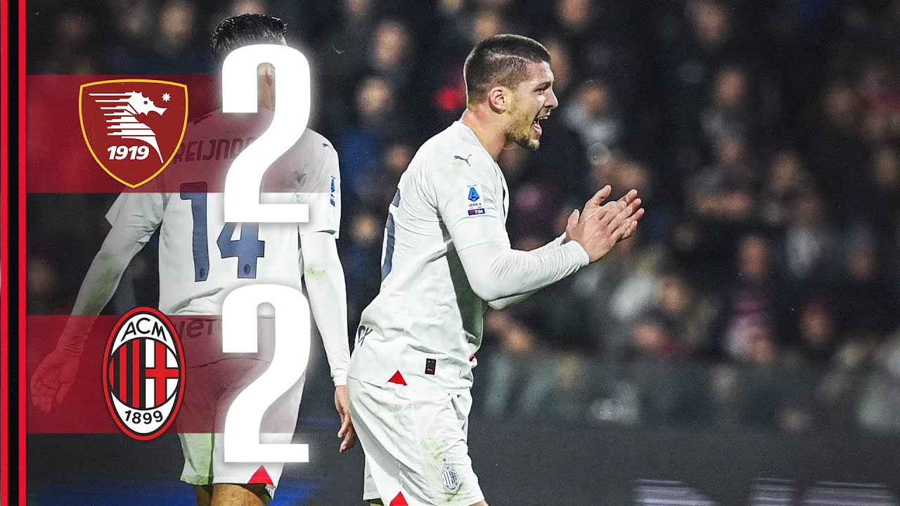 Jović salvages a point at the death | Salernitana 2-2 AC Milan | Highlights Serie A