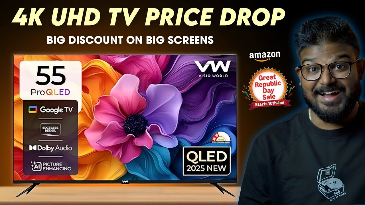 Top 10 Big Screen Smart TV to Buy in Amazon Great Republic day Sale 2026 | Amazon Sale TV Deals