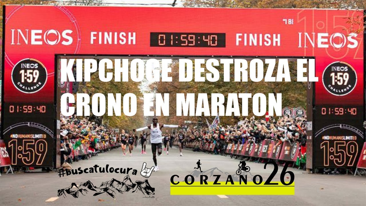 ELIUD KIPCHOGE MARATON 1,59,40