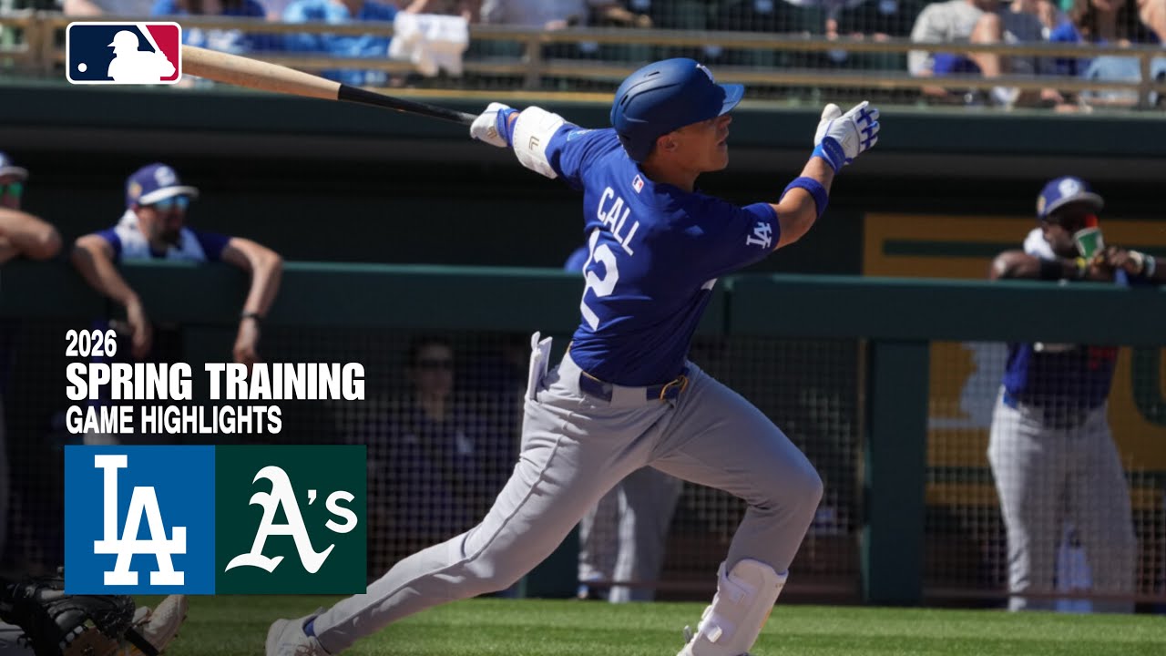 Dodgers Vs Athletics Game Highlights (3/8/26) MLB Highlights