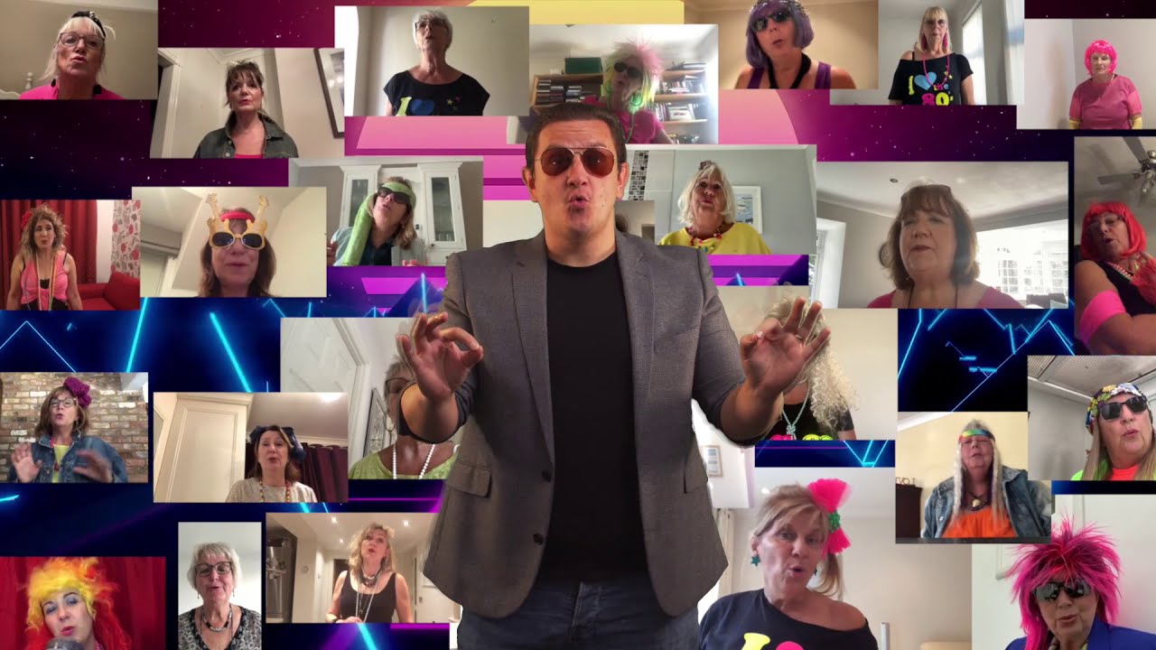 Virtual Choir Together In Electric Dreams - Buskerteers Choir