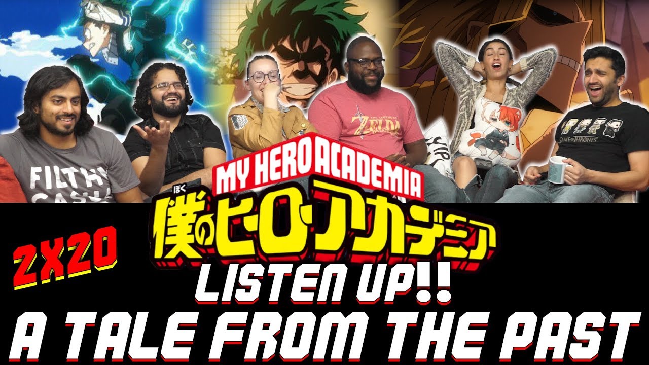 My Hero Academia - 2x20 Listen Up!! A Tale From The Past - Group Reaction