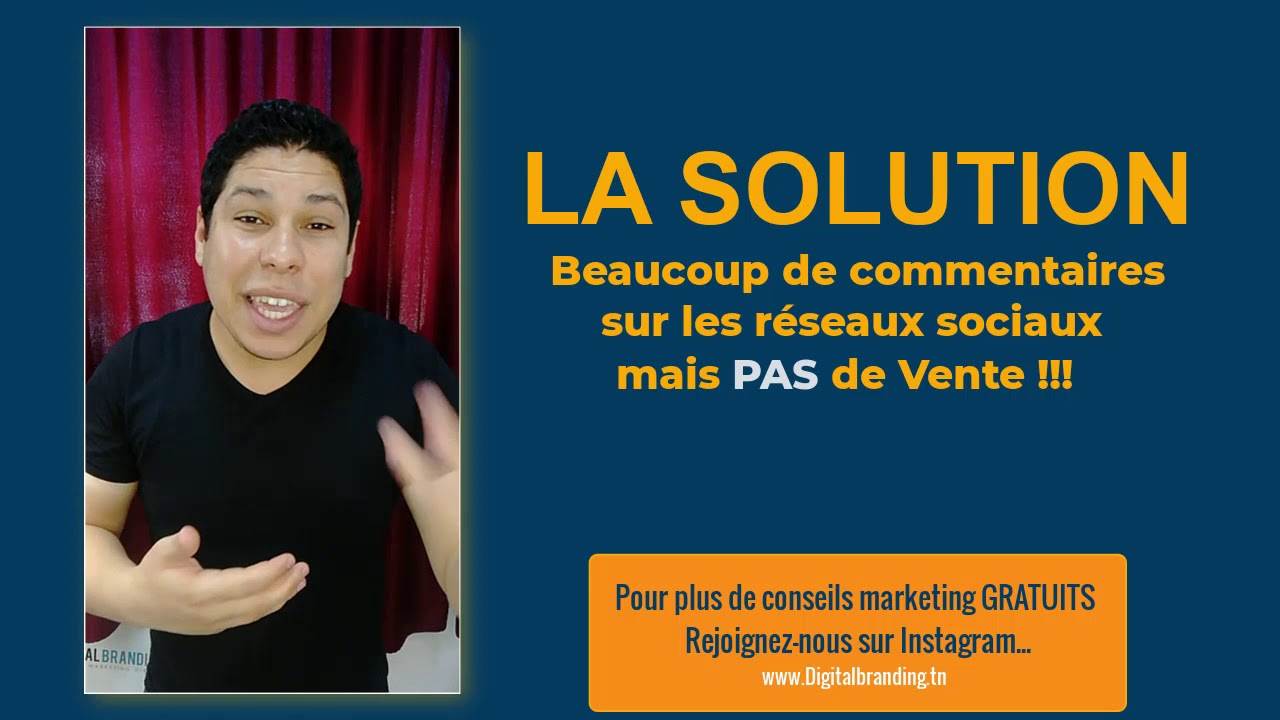 Beaucoup de commentaires mais pas de Vente sur Facebook