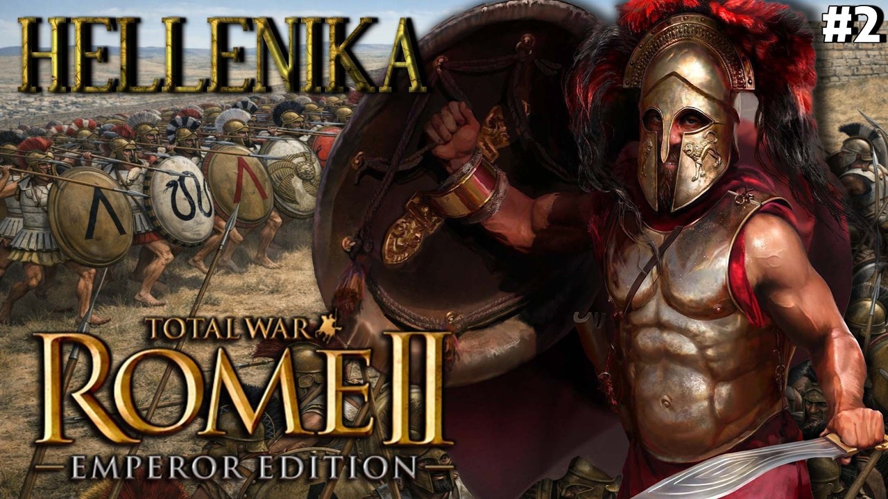 HELLENIKA, La ira de Esparta Cap #2 Total War ROME II🔴 EN DIRECTO