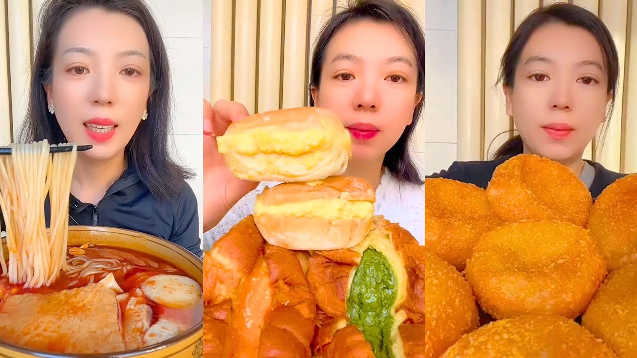 Traditional Chinese Homemade Food Eating Show | Buns Noodles & Desserts Mukbang #161