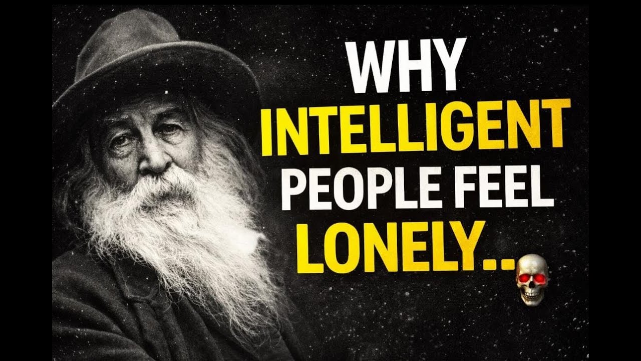 Why Intelligent People Feel Lonely | Walt Whitman Quotes (Psychology)