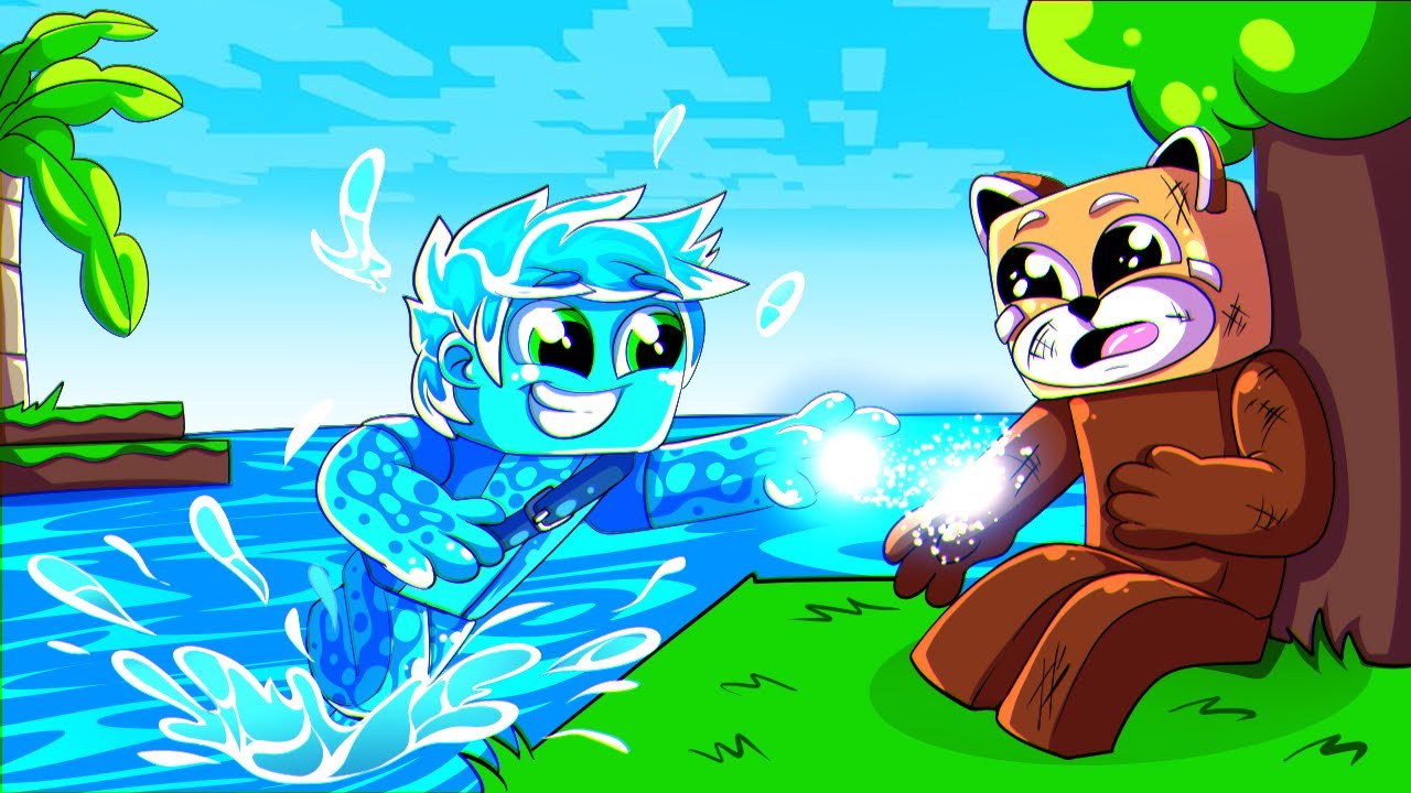 JOGANDO COMO UM ELEMENTAL PROTETOR NO MINECRAFT