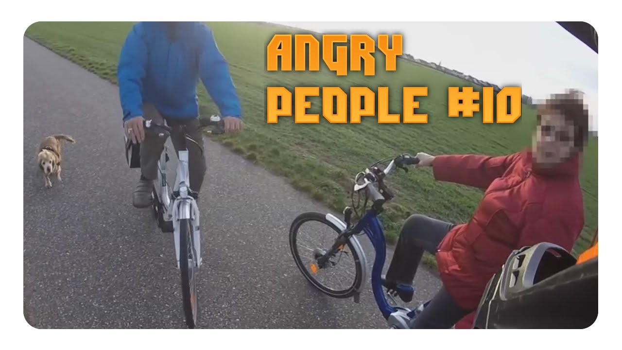 Angry People attack Motocross/Enduro driver #10