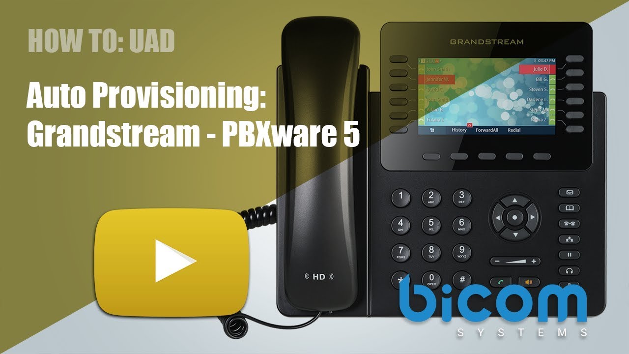 Auto Provisioning Grandstream - PBXware 5