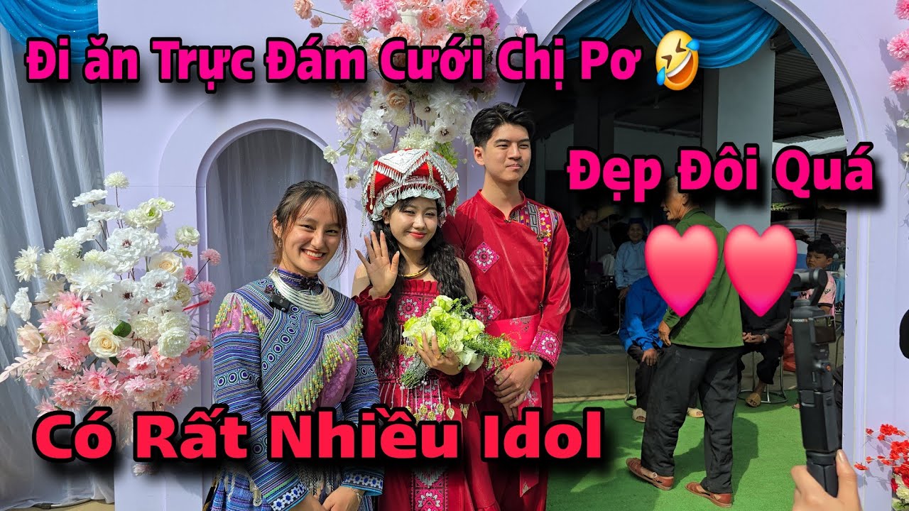 Hành Trình Đi Ăn Trực Đám Cưới Chị Pơ, May Mắn Được Ngồi Cùng Bàn Với Chị Ái Mí | Song Nhi TV