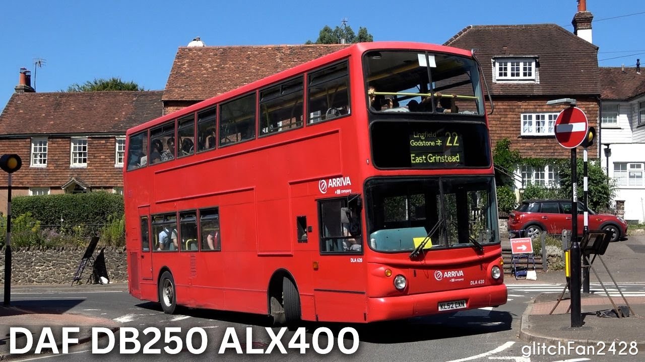 Musical DAF DB250! Preserved Arriva London DLA620