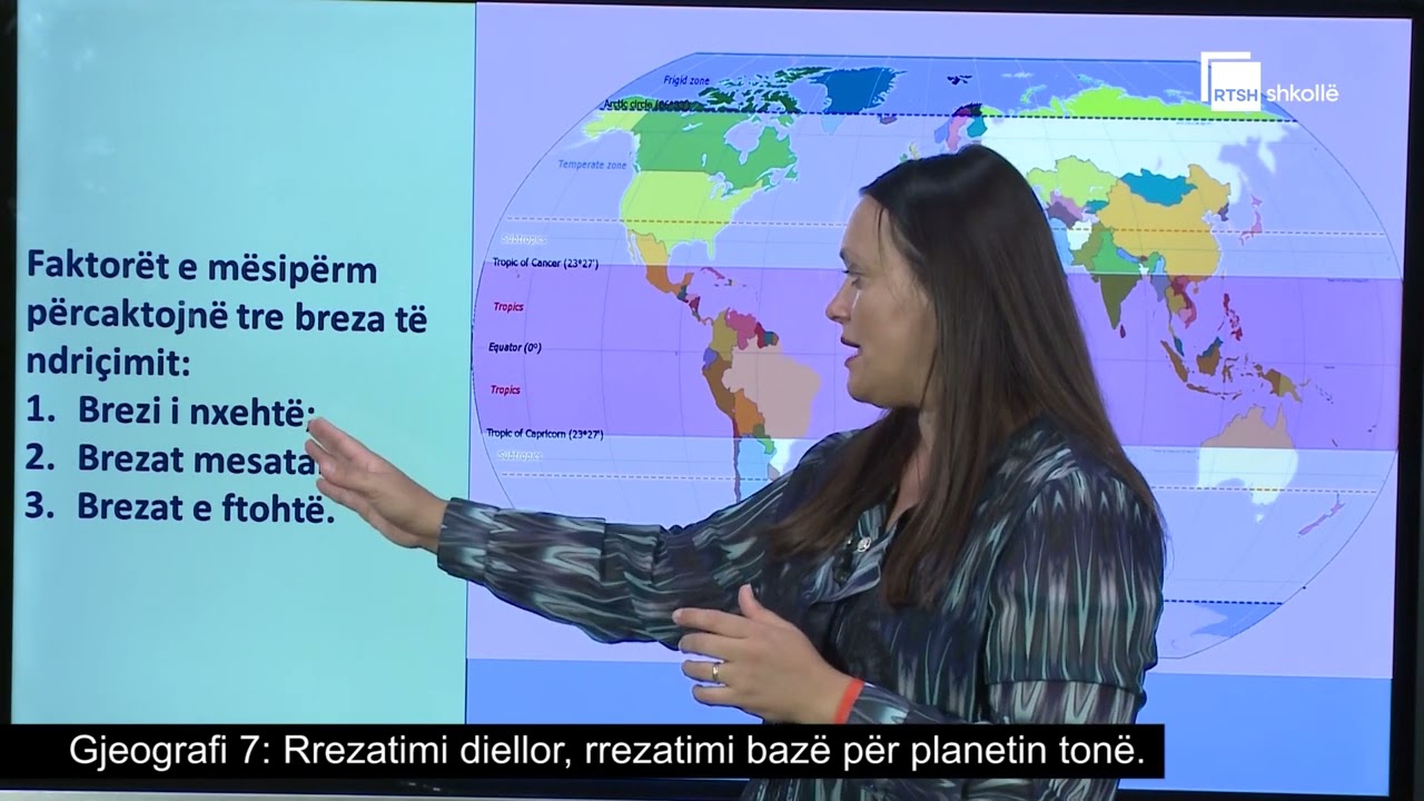 Rrezatimi diellor, rrezatimi bazë për planetin tonë | Gjeografi 7