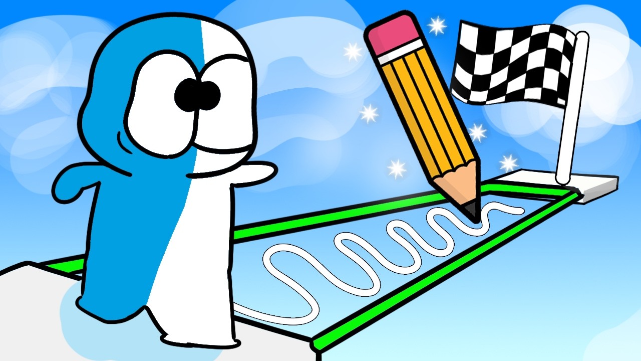PIMGO NO DESENHE O PARKOUR PARA PASSAR NO ROBLOX!
