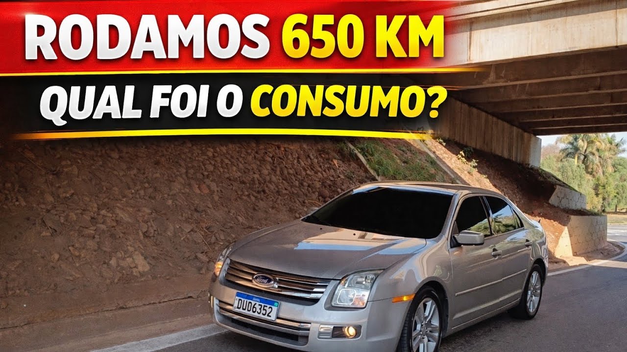 VIAJAMOS COM O FUSION 650 KM QUAL FOI O CONSUMO ? 