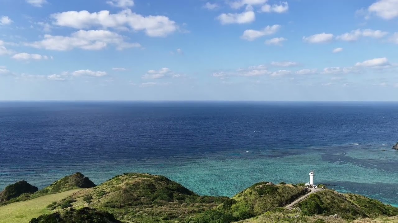 夕焼け爺 勇 沖縄旅行 平久保崎灯台