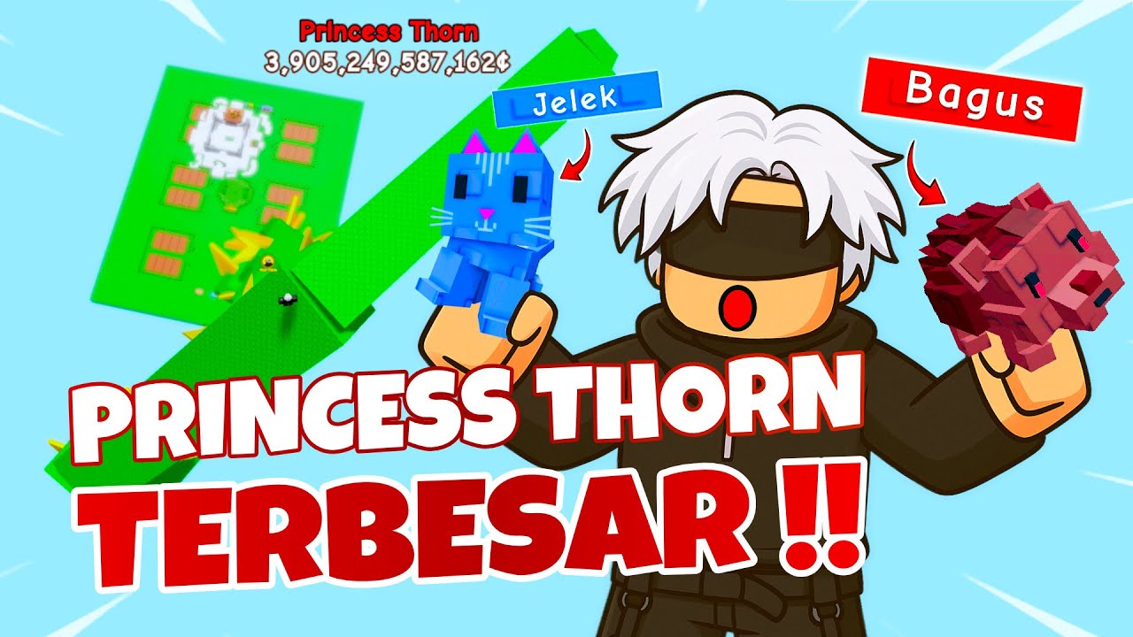PRINCESS THORN TERBESAR !! HEDGEHOG VS MOONCAT METHOD ?! Grow A Garden