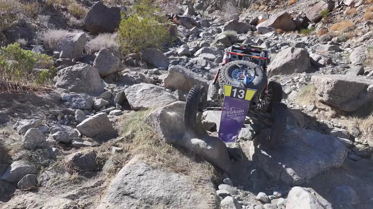 Part 1 Rock Crawling King of the Hammers Canyons Drone View | KOH 2025 Pro UTV Race #socalx