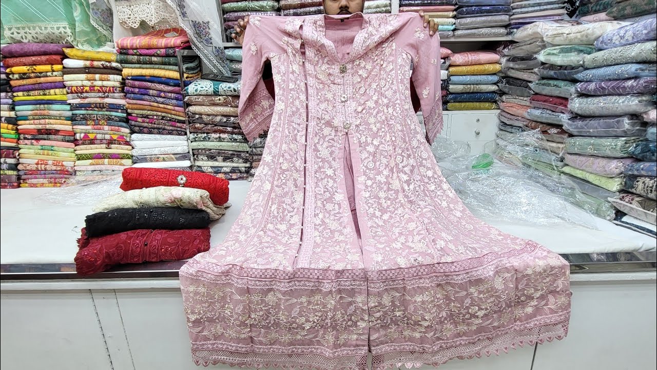 Pakistani Chiffon Stitch Gown / Maxi Collection | Wedding Gown Dresses in Bangladesh