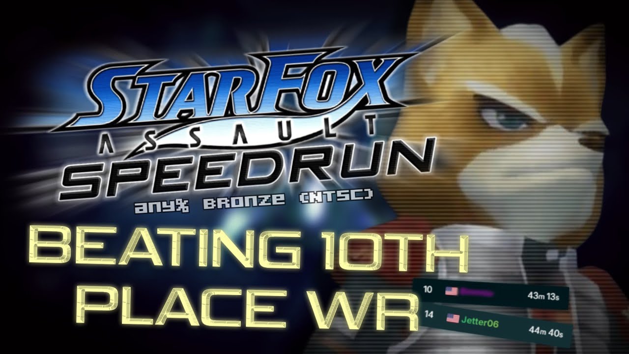 🔴 I FINALLY GOT TOP 10!!! [ Star Fox Assault Speedrunning | 10th Place WR / NEW PB ]