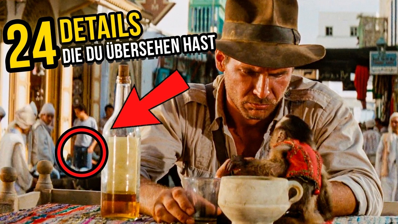 24 VERSTECKTE DETAILS in INDIANA JONES: JÄGER DES VERLORENEN SCHATZES, die du NIE bemerkt hast!