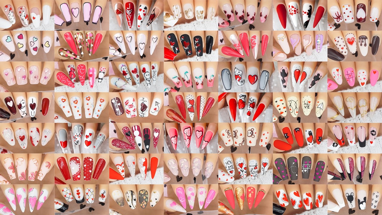 Simple Valentines Day Nail Art Ideas  💅❤️ | Easy & Romantic Designs 2026| Cute Nails 💖