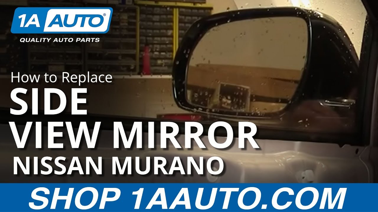Как заменить сломанное боковое зеркало заднего вида Nissan Murano 03-07