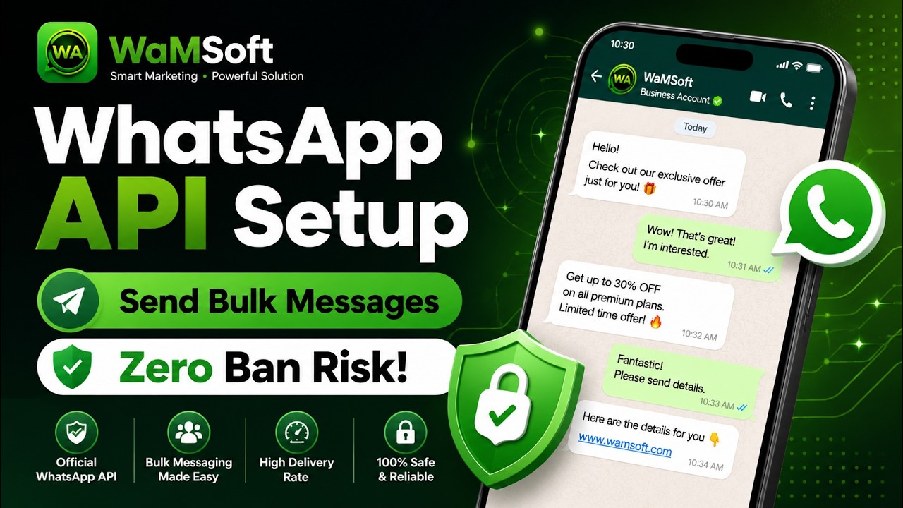 Настройка WhatsApp API &mdash; массовая рассылка без риска бана!