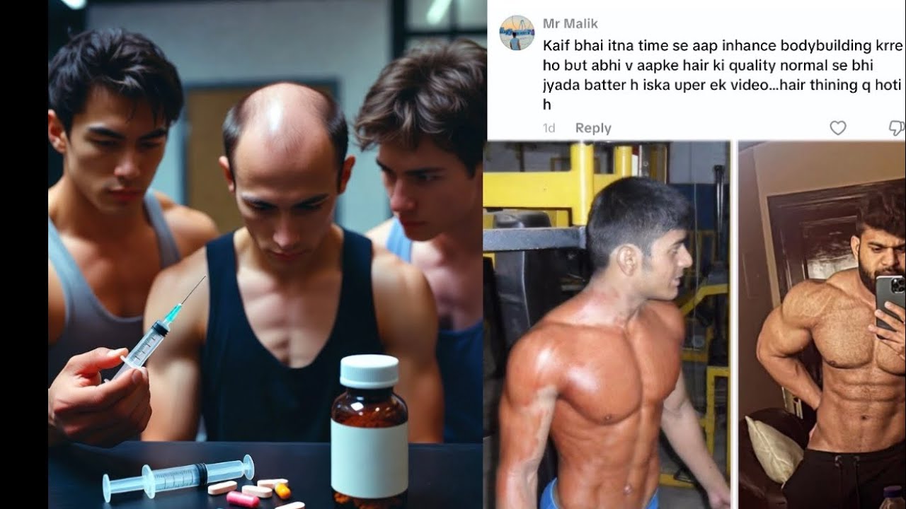Why I still have hair after 12–15 years on steroids explain by kaif fitness 