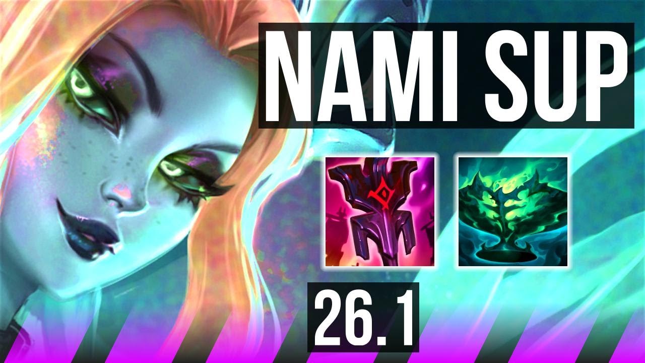 NAMI & Lucian vs RELL & Miss Fortune (SUP) | Good KDA: 3/1/17 | NA Challenger | 26.1