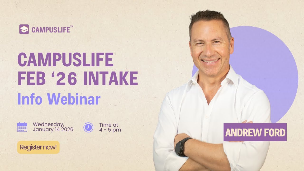 CampusLife February 2026 Intake | Information Webinar for Marketing Students