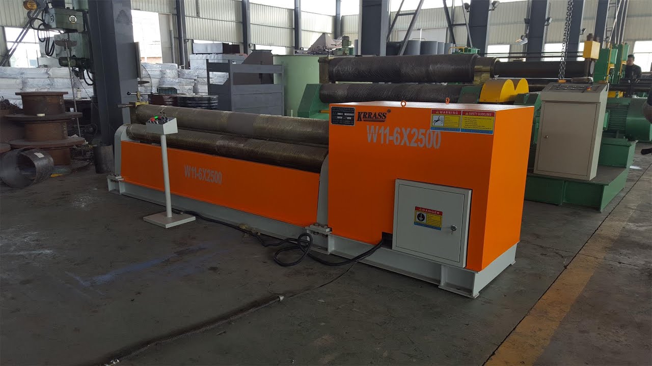 2500mm bending machine 6mm mild sheet thickness cnc three rolling machine