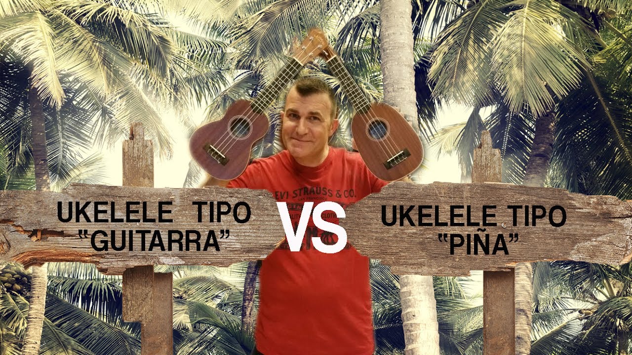 Ukelele con forma de 