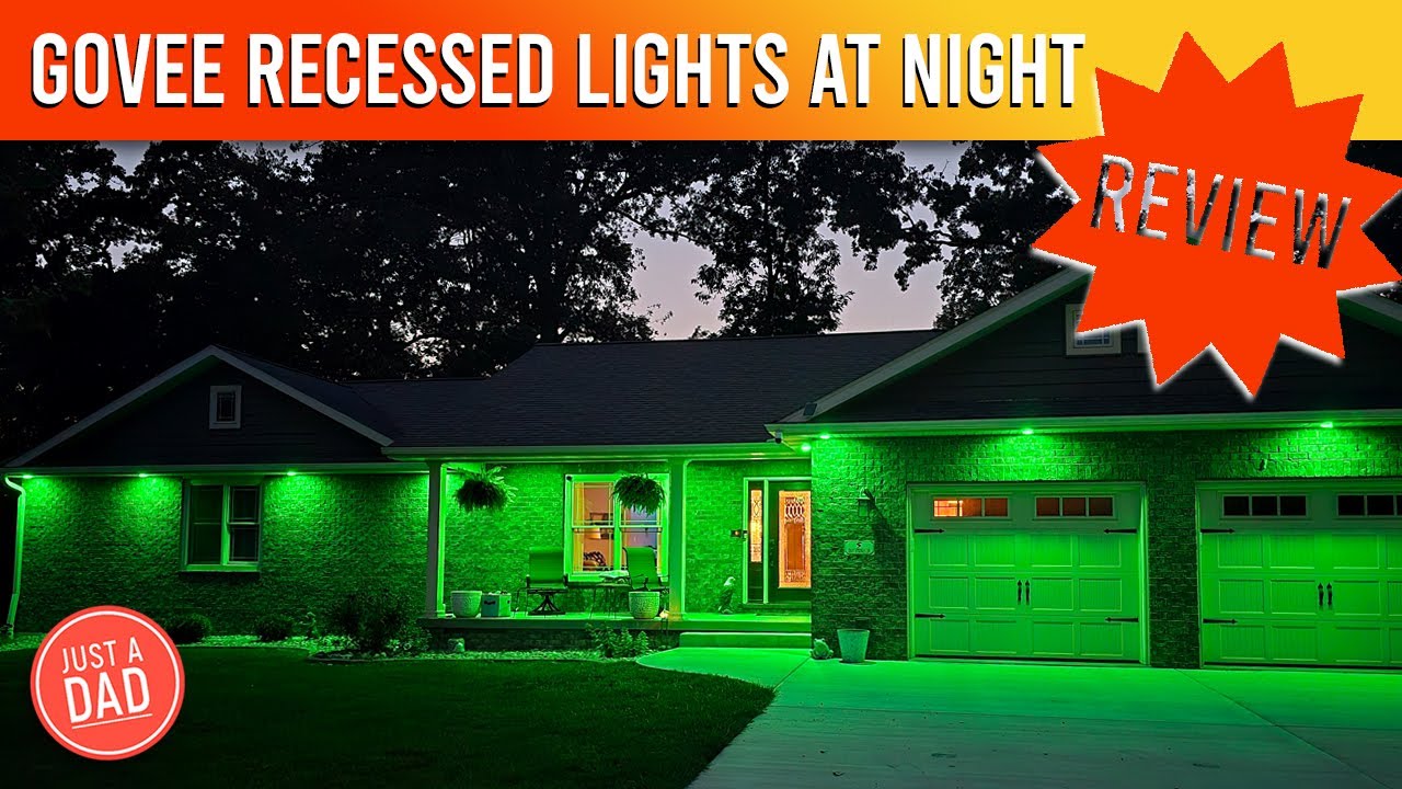 Govee Smart Retrofit Recessed Lights HOW THEY LOOK AT NIGHT