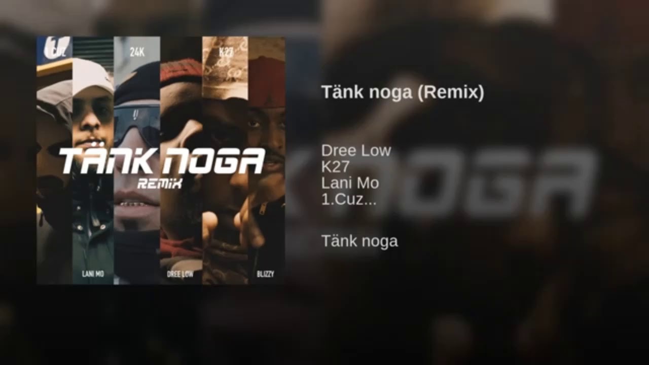 Dree low - Tänk noga (remix) K27, Lani Mo, 1.cuz, Blizzy, 24k