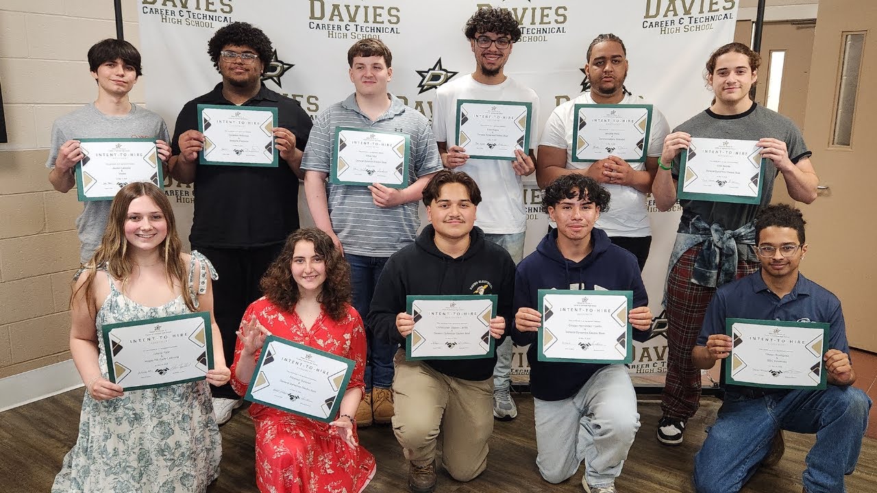 Davies' Career Signing Ceremony