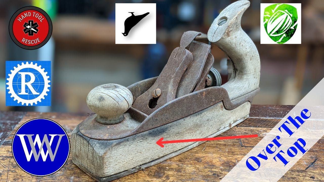 Over The Top Plane Restoration With Hand Tool Rescue, Rex Krueger, Green Beetle, and Uri Tuchman