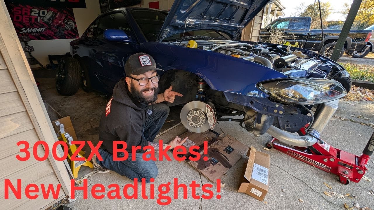 300ZX Brakes & New Headlights!