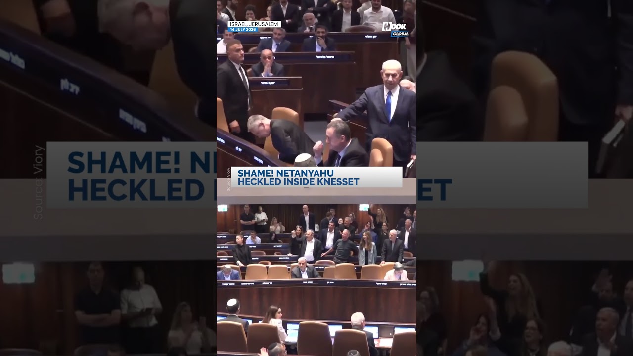 Netanyahu Heckled With 'Shame!' Chants; Explosive Scenes in Israeli Parliament