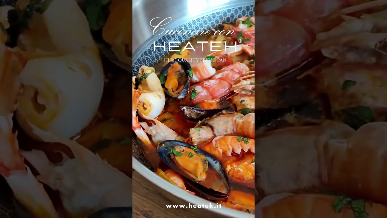 Ricette Piatti Caldi - Vellutate e Brodo dell'adriatico realizzate con le Padelle Heatek