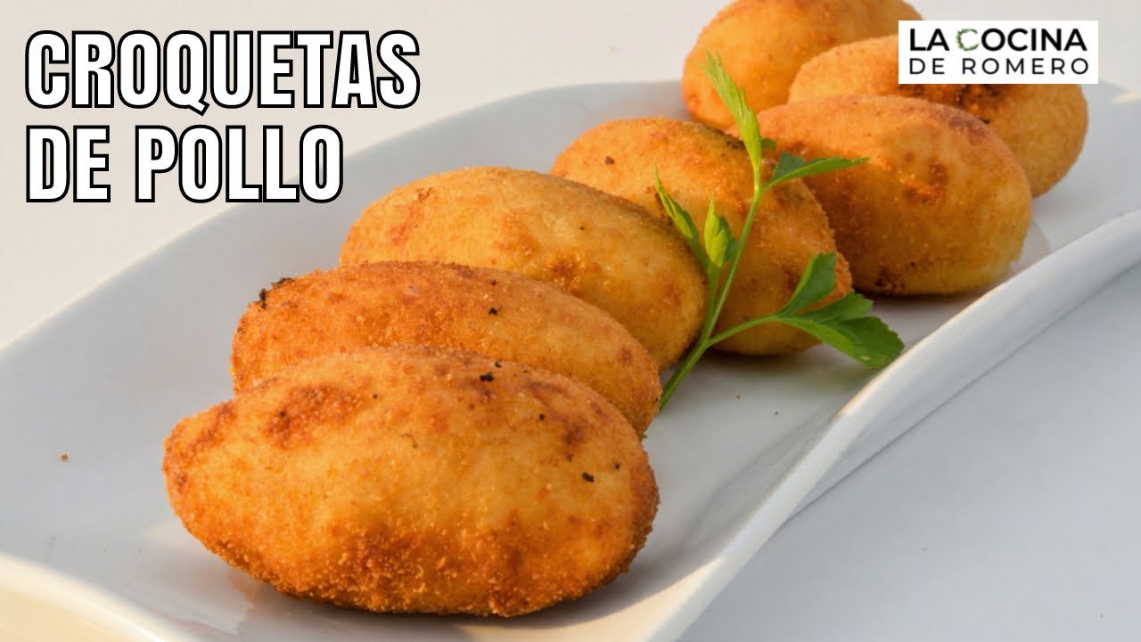 Si te sobra pollo cocido… haz estas croquetas 😋🔥