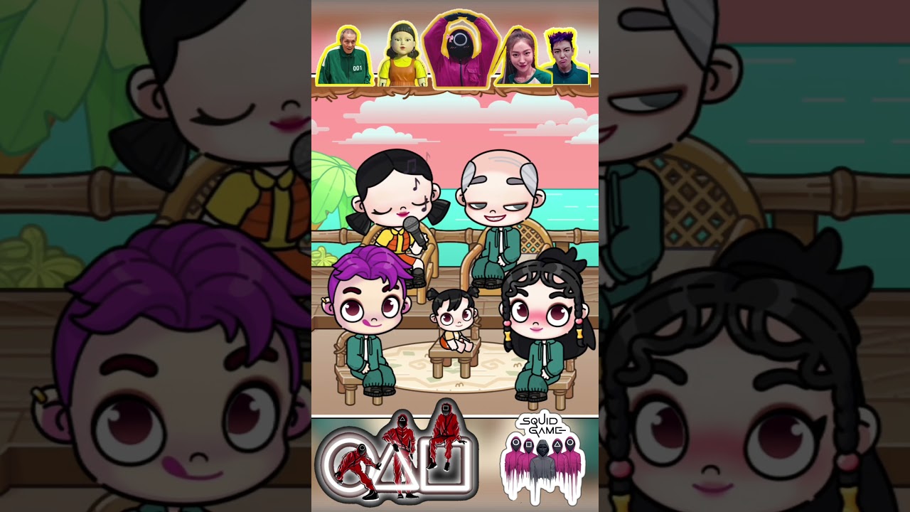 Ariga too #tocaboca #squidgamchallenge #sprunki #tocaadventure #avatarworld #games #insideoutfamily