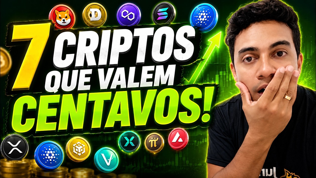 7 TOP Criptomoedas que VALEM CENTAVOS e Podem Explodir de Valoriza&ccedil;&atilde;o (2 Est&atilde;o na Binance)