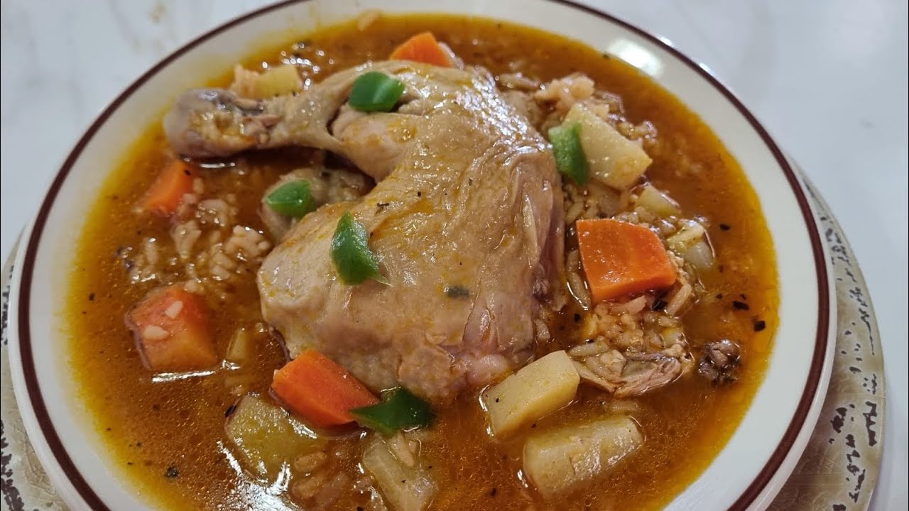Delicioso y Sabroso Arroz con Pollo Caldoso | LA COCINA DE ROSY