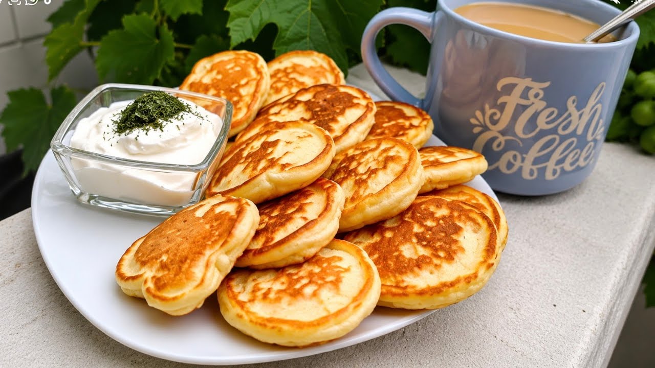 Оладьи на молоке очень пышные и воздушные без дрожжей / pancakes with milk