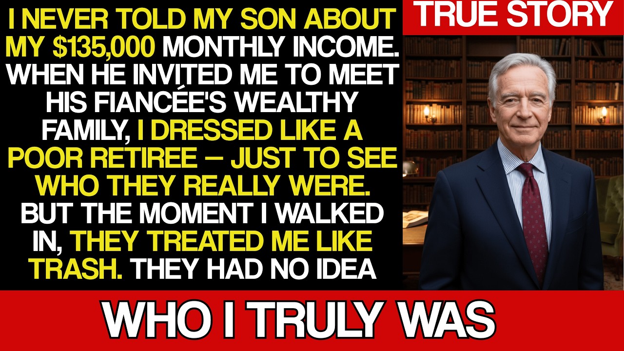 I Never Told My Son About My $135,000 Monthly Income. When He Invited Me To Meet His Fiancée's...